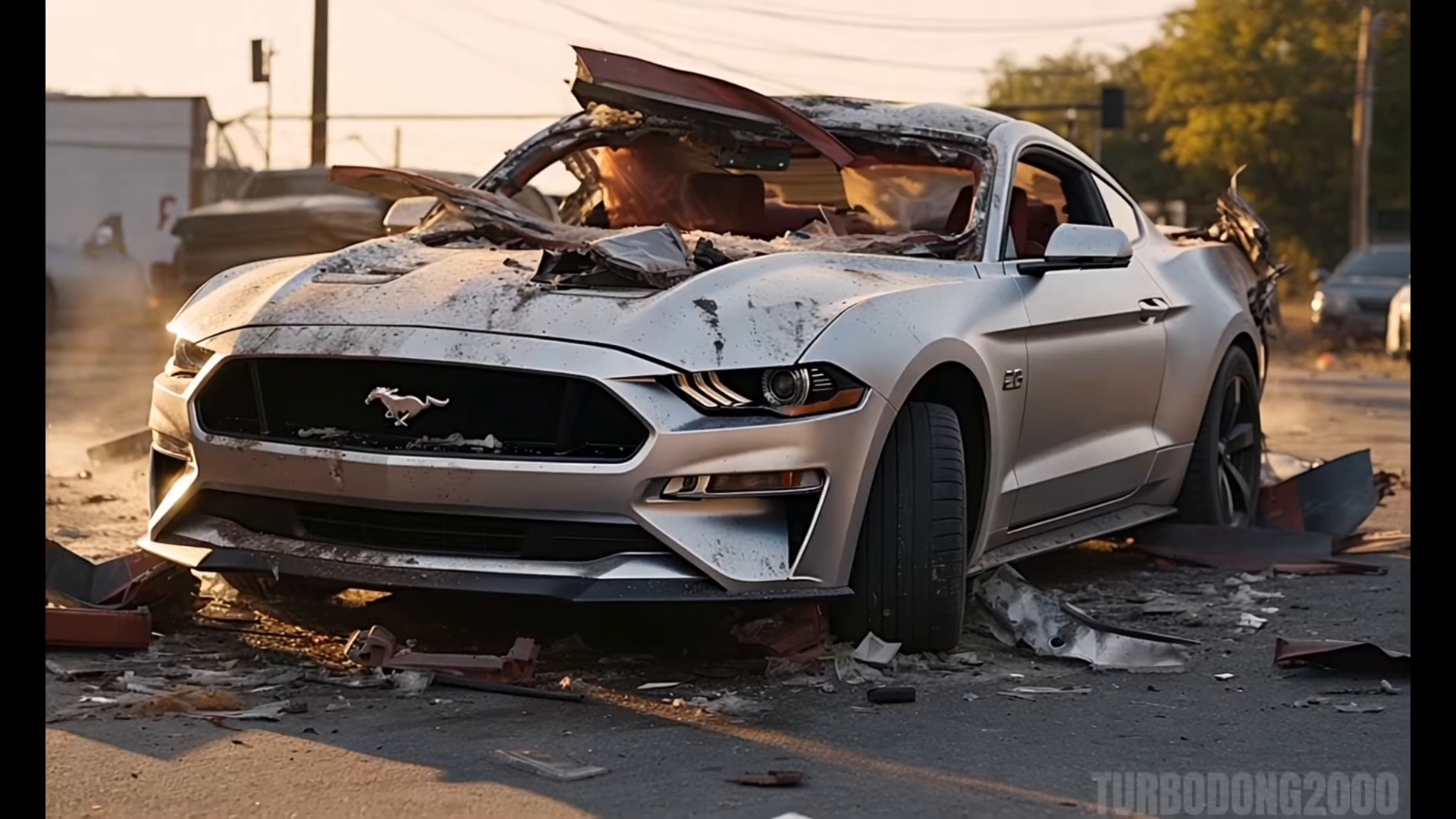 2025 Mustang PreWrecked - AI TV Ad [xz6Q7h13f1A].webm